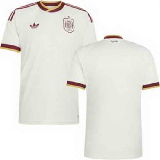 Youth 0 Spain Blank World Cup 2026 Away Replica Jersey   1